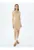 Rochie scurta cambrata cu guler polo