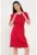 Rochie scurta cu buzunare pe piept