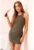 Rochie scurta cu decolteu halter si croiala bodycon –