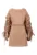 Rochie mini cu maneci cu volane Mocha