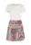 Rochie scurta cu model in partea de jos