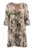 Rochie scurta cu model petrecut si impriemeu abstract