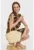 Rochie scurta cu model tropical