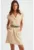Rochie scurta cu revere decupate