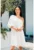 Rochie scurta cu un umar gol White 17675