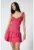 Rochie scurta cu volane