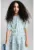 Rochie scurta cu volane si model floral