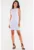 Rochie scurta de bumbac cu prindere laterala decorativa