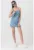 Rochie scurta de denim cu fermoar