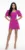 Rochie scurta de ocazie de culoare fucsia