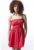 Rochie scurta din bumbac cu model uni