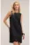 Rochie scurta din dantela cu model crosetat