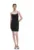 Rochie scurta drapata cu bretele inguste