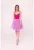 Rochie scurta evazata cu funda pe partea din spate Bloom