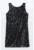Rochie scurta fara maneci cu paiete