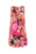 Rochie scurta in A cu imprimeu tropical