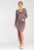Rochie scurta – maro – viscoza