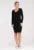 Rochie scurta – neagra – din viscoza –