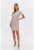 Rochie scurta texturata cu maneci scurte