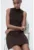 Rochie scurta tricotata fin cu croiala in A