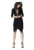Rochie seara – Bumbac – Negru