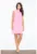 Rochie simpla – bretele groase – roz – bumbac