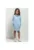 Rochie sport cu maneci lungi MMD37 albastru deschis