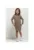 Rochie sport cu maneci lungi MMD37 maro taupe
