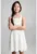 Rochie stratificata de bumbac cu segment transparent