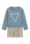 Rochie texturata cu logo