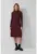Rochie texturata cu maneci lungi