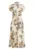 Rochie tip camasa cu imprimeu floral – Bej