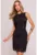 Rochie tip creion cu insertii din dantela –