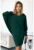 Rochie tip liliac cu gluga –  L-XL – Verde sticla