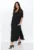 Rochie tip tricou cu crapaturi laterale –