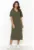 Rochie tip tricou cu decolteu in V