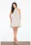 Rochie trapez – legata la gat – gri – poliester