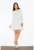 Rochie tricotata – bumbac – gri deschis –