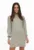 Rochie tricotata cu maneci bufante