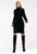Rochie tricotata guler inalt – neagra – 100% nailon –
