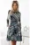 Rochie tricotata in forma de A cu curea –