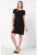 Rochie-tricou cu decolteu in V pe partea din spate si model