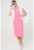 Rochie-tricou cu decupaj pe partea din spate