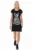 Rochie-tricou de bumbac cu croiala in A