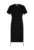 Rochie-tricou din amestec de bambus cu fronseuri laterale