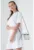 Rochie-tricou scurt cu logo