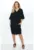 Rochie-tricou supradimensionata cu maneci medii