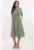 Rochie  verde – bumbac –