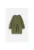 Rochie verde militar cu maneca lunga si buzunare cargo