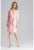 Rochie wrap – M654 – roz – poliester-viscoza
